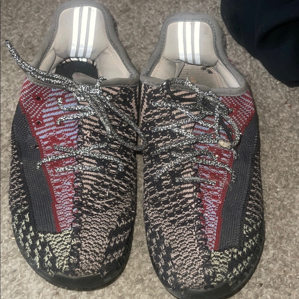Adidas Yeezy Multicolor Knit Sneakers
